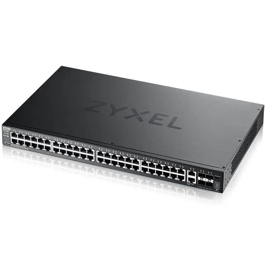 Коммутатор L3 Access Zyxel NebulaFlex Pro XGS2220-54 (XGS2220-54-EU0101F) коммутатор zyxel nebulaflex pro xgs2220 54fp xgs2220 54fp eu0101f