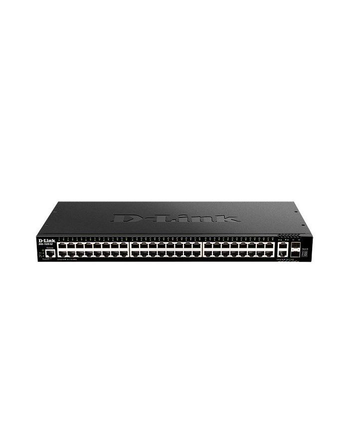 Коммутатор D-Link DGS-1520-52/A1A коммутатор управляемый nst ns sw 48g4g l gigabit ethernet на 48 rj45 4 x ge sfp порта порты 48 x ge 10 100 1000base t 4 x ge sfp 1000base x