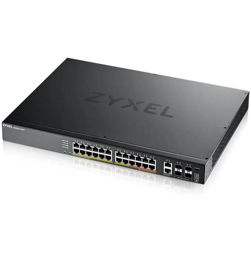 Коммутатор Zyxel NebulaFlex Pro XGS2220-30HP (XGS2220-30HP-EU0101F) коммутатор zyxel xgs2220 30 eu0101f