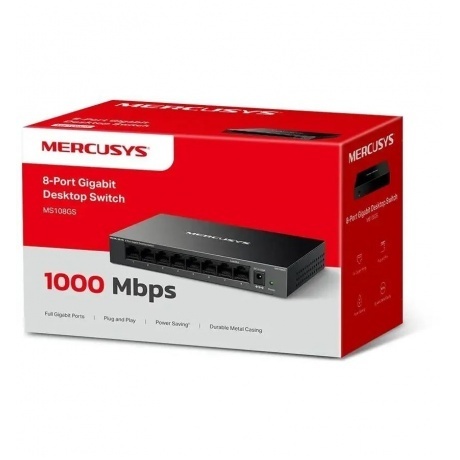 Коммутатор Mercusys (MS108GS) - фото 7