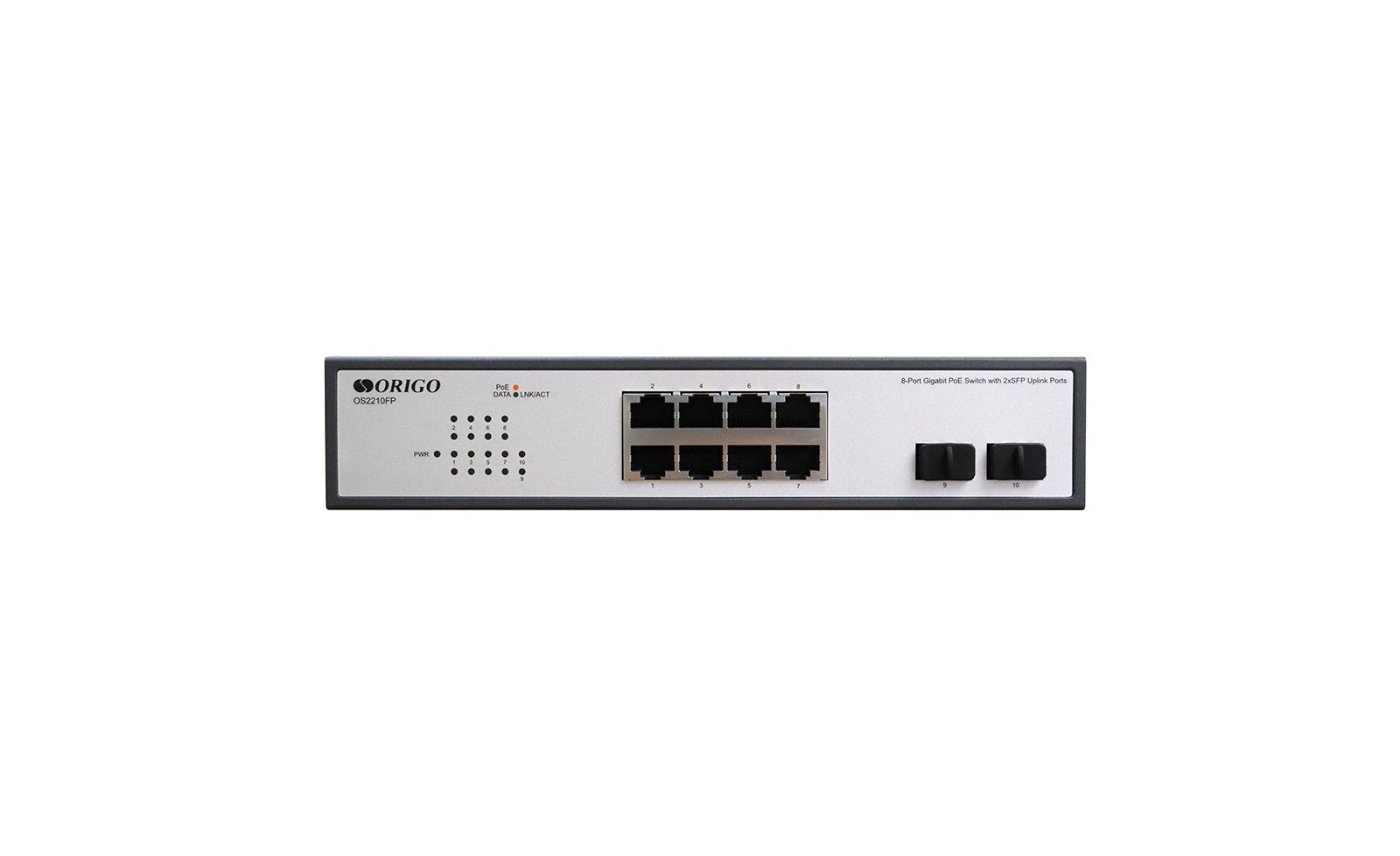 Коммутатор ORIGO (OS2210FP/120W/A1A) адаптер питания escam poe для систем видеонаблюдения 15 4 вт poe pin4 5 7 8 совместим с ieee802 3af для ip камер cctv