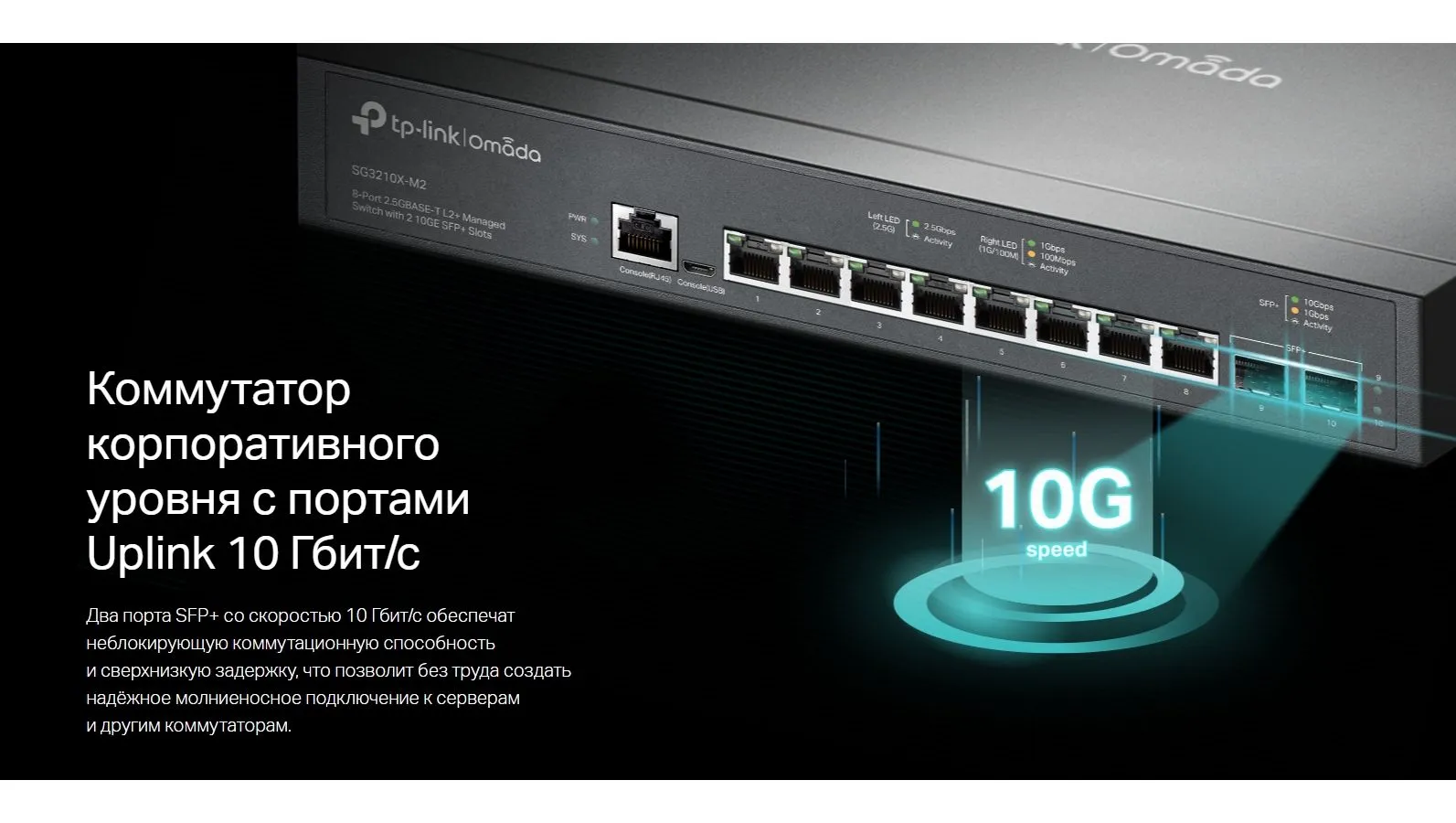 Коммутатор TP-Link Omada (SG3210X-M2) - фото 3