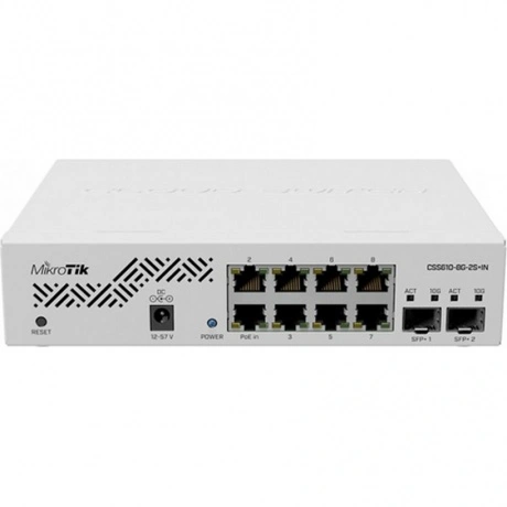 Коммутатор MikroTik CSS610-8G-2S+IN Cloud Smart