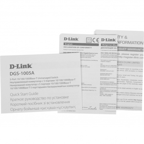 Коммутатор D-Link DGS-1005A/G1A - фото 7