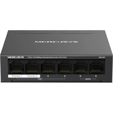 Коммутатор Mercusys MS106P - фото 2