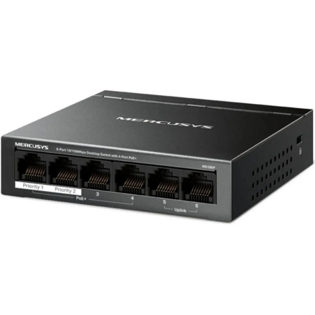 Коммутатор Mercusys MS106P - фото 3