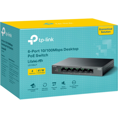 Коммутатор TP-Link LS106LP - фото 8