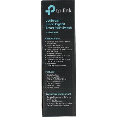 Коммутатор TP-Link SG2008P - фото 15