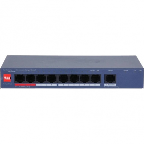 

Коммутатор Dahua DH-CS4009-8ET1GT-110 (L2) 8x100Мбит/с 1x1Гбит/с 8PoE 110W управляемый