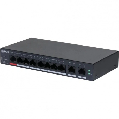 Коммутатор Dahua DH-CS4010-8GT-110 (L2) 10x100Мбит/с 8PoE 110W у...