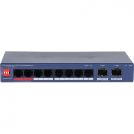 Коммутатор Dahua DH-CS4210-8GT-110 8x100Мбит/с 2xКомбо(1000BASE-...