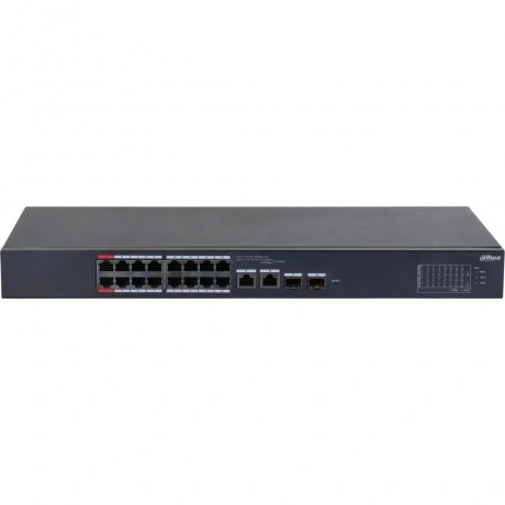 Коммутатор Dahua DH-CS4218-16ET-190 (L2) 16x100Мбит/с 2x1Гбит/с ...