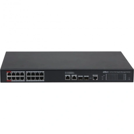 Коммутатор Dahua DH-S4220-16GT-240 (L2) 20x1Гбит/с 2SFP 240W упр...