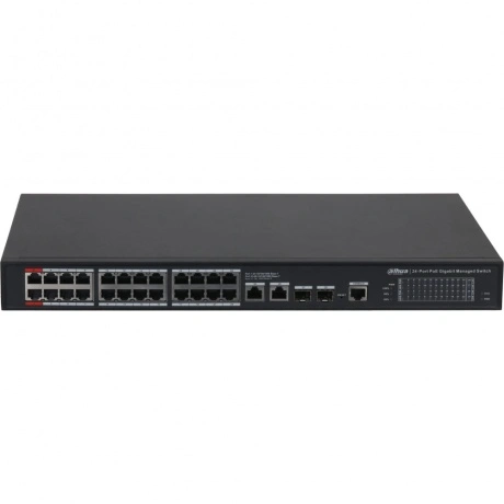 Коммутатор Dahua DH-S4228-24GT-360 (L2) 28x1Гбит/с 2SFP 24PoE 36...
