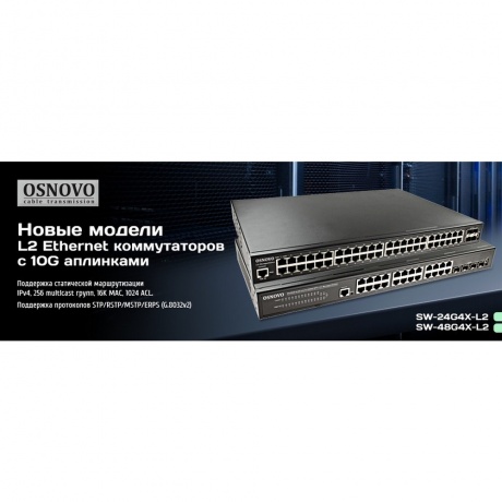 Коммутатор OSNOVO SW-24G4X-L2 - фото 3