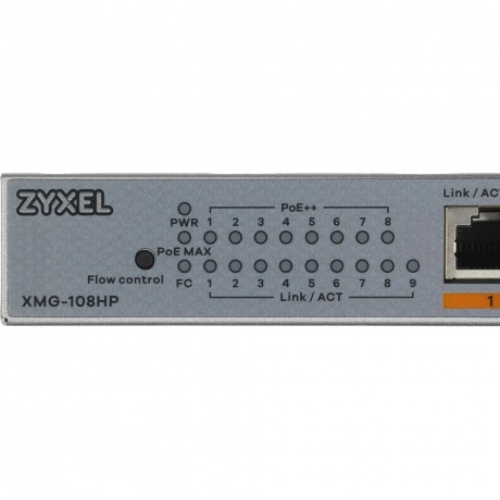 Коммутатор Zyxel XMG-108HP XMG-108HP-EU0101F - фото 2