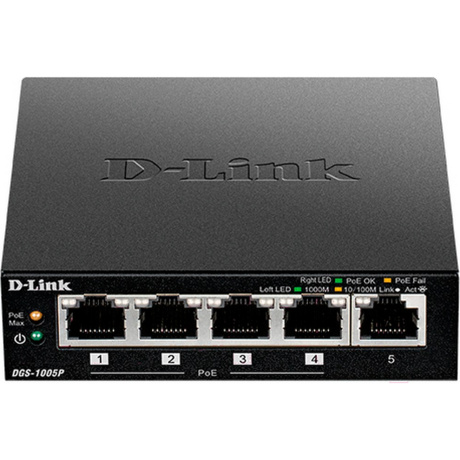 Коммутатор D-Link DGS-1005P/L - фото 1