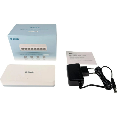 Коммутатор D-Link DES-1008C/C1A - фото 4
