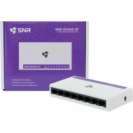 Коммутатор SNR SNR-S1000-8T - фото 2