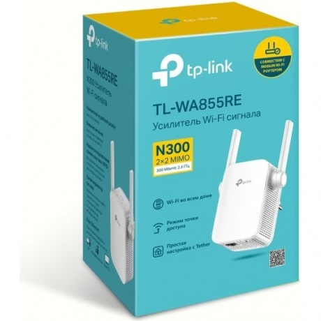 Wi-Fi усилитель сигнала (репитер) TP-LINK TL-WA855RE - фото 4