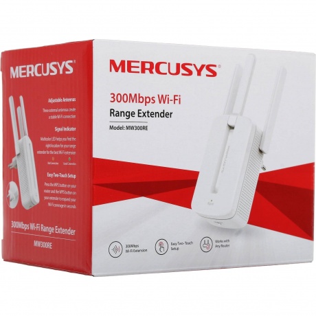 Wi-Fi усилитель сигнала (репитер) Mercusys MW300RE - фото 6
