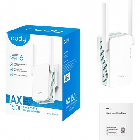 Wi-Fi усилитель сигнала Cudy RE1500 - фото 2