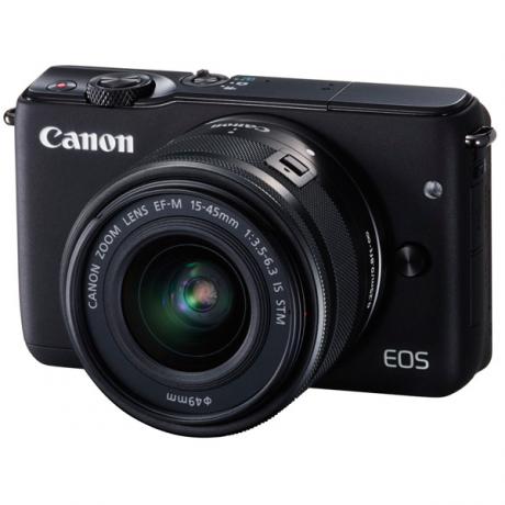 Цифровой фотоаппарат Canon EOS M10 kit 15-45 IS STM Black - фото 2