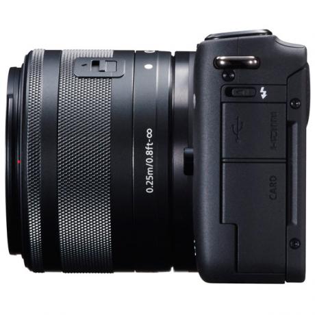 Цифровой фотоаппарат Canon EOS M10 kit 15-45 IS STM Black - фото 4