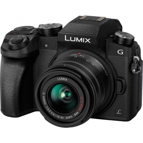 Цифровой фотоаппарат Panasonic DMC-G7 Lumix Kit 14-42 mm f/3.5-5.6 Black - фото 1