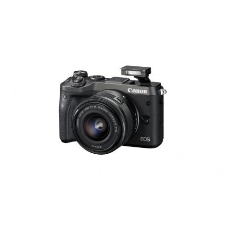 Цифровой фотоаппарат Canon EOS M6 Kit EF-M 15-45 IS STM Black - фото 2