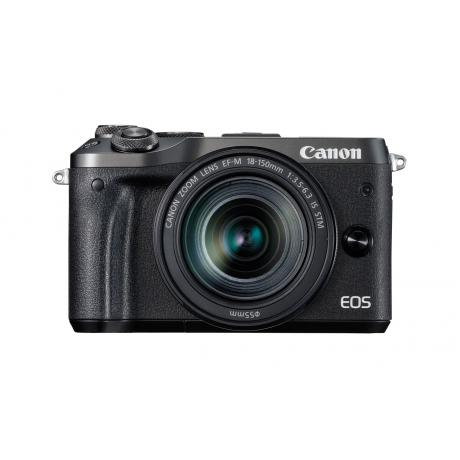Цифровой фотоаппарат Canon EOS M6 Kit EF-M 18-150 IS STM Black - фото 1