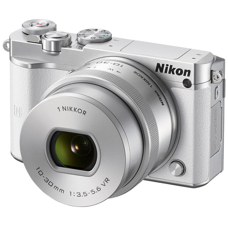 Цифровой фотоаппарат Nikon 1 J5 White + VR 10-30 PD-Zoom - фото 1