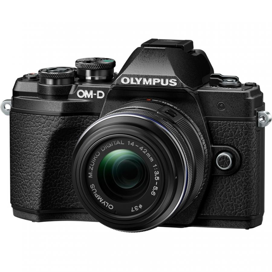 Цифровой фотоаппарат Olympus OM-D E-M10 Mark III Kit 14-42 mm II R Black, цвет черный V207071BE000 - фото 1