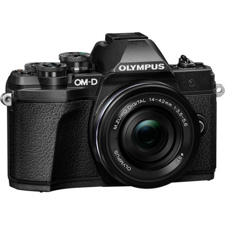 Цифровой фотоаппарат Olympus OM-D E-M10 Mark III Kit 14-42 mm EZ Black - фото 1