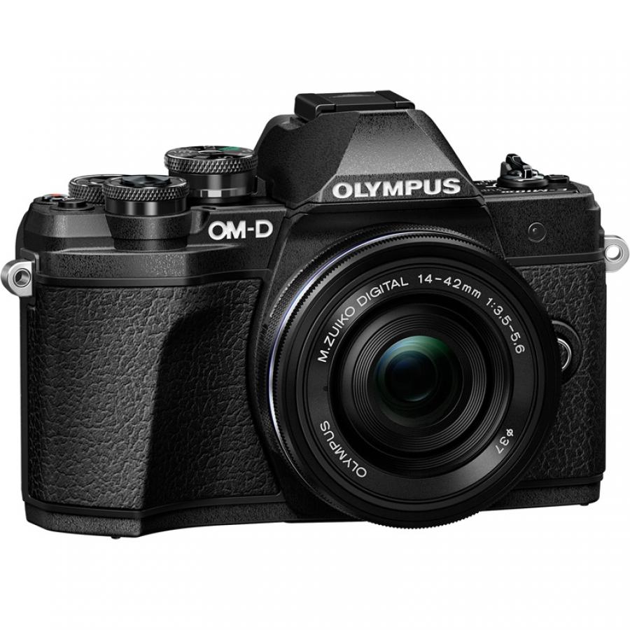 Цифровой фотоаппарат Olympus OM-D E-M10 Mark III Kit 14-42 mm EZ Black, цвет черный - фото 1