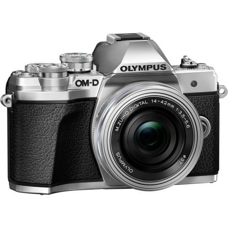 Цифровой фотоаппарат Olympus OM-D E-M10 Mark III Kit 14-42 mm EZ Silver - фото 1
