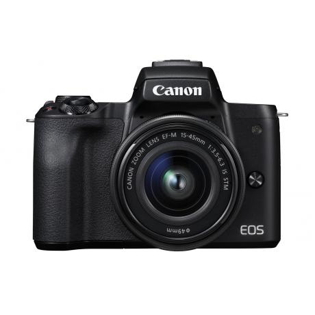 Цифровой фотоаппарат Canon EOS M50 kit 15-45 IS STM Black - фото 1