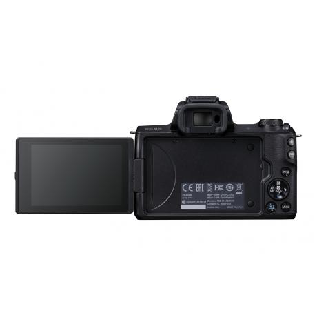 Цифровой фотоаппарат Canon EOS M50 kit 15-45 IS STM Black - фото 2