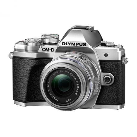 Цифровой фотоаппарат Olympus OM-D E-M10 Mark III Kit 14-42 mm II R Silver - фото 1