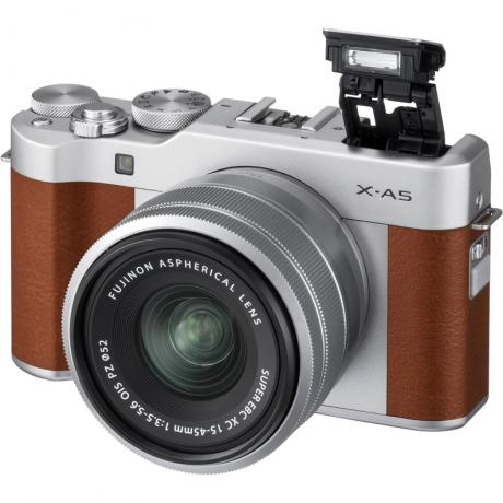 Цифровой фотоаппарат FujiFilm X-A5 kit XC15-45mmF3.5-5.6 OIS PZ Brown - фото 1