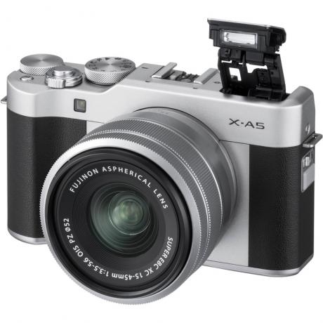 Цифровой фотоаппарат FujiFilm X-A5 kit XC15-45mmF3.5-5.6 OIS PZ Silver - фото 1