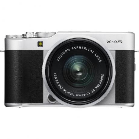 Цифровой фотоаппарат FujiFilm X-A5 kit XC15-45mmF3.5-5.6 OIS PZ Silver - фото 2
