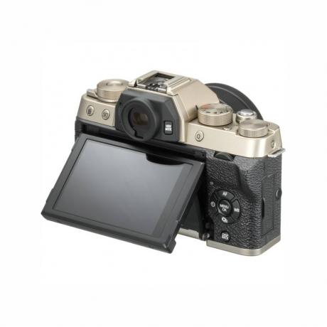 Цифровой фотоаппарат FujiFilm X-T100 kit XC15-45mm OIS PZ Gold - фото 4