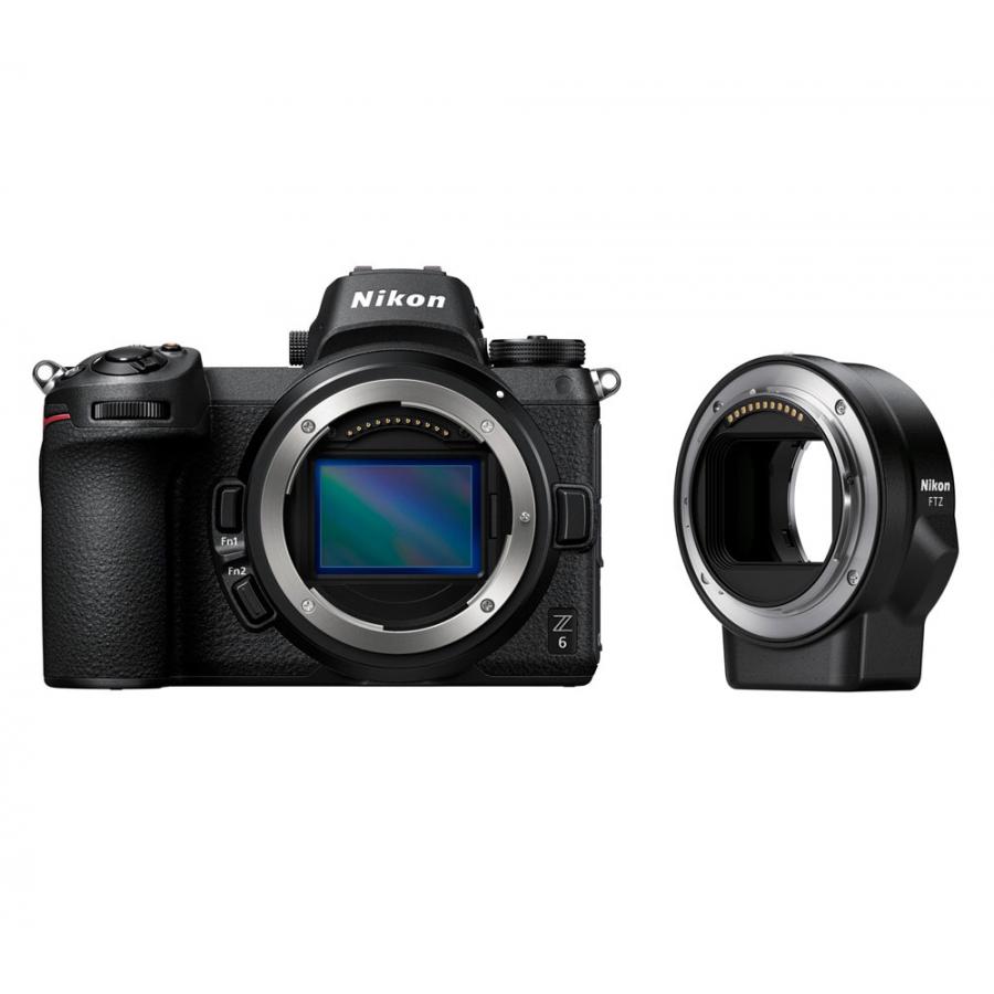 Цифровой фотоаппарат Nikon Z6 Body с адаптером FTZ, цвет черный VOA020K002 - фото 1