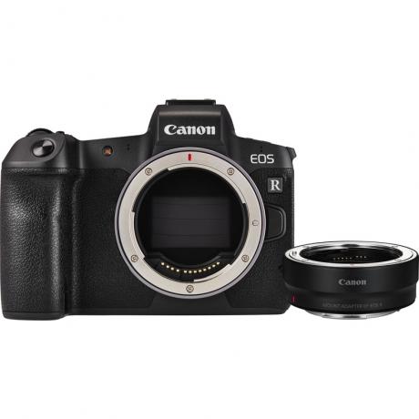 Цифровой фотоаппарат Canon EOS R Body + EF-EOS R адаптер - фото 3