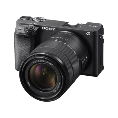 Цифровой фотоаппарат Sony Alpha ILCE-6400 кит 18-135 мм черный - фото 1