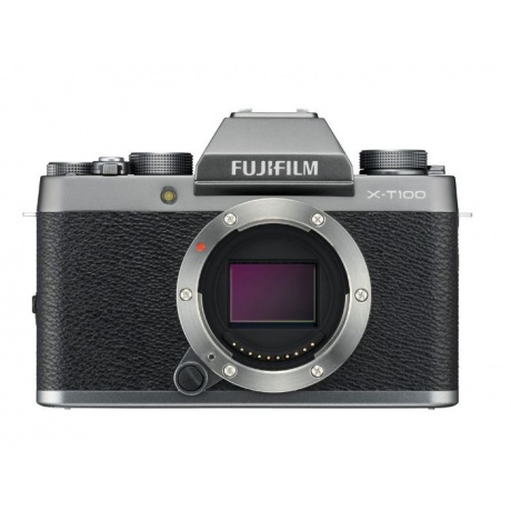 Цифровой фотоаппарат FujiFilm X-T100 Body Dark Silver - фото 1