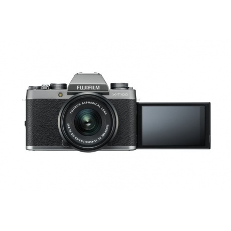 Цифровой фотоаппарат FujiFilm X-T100 Body Dark Silver - фото 5