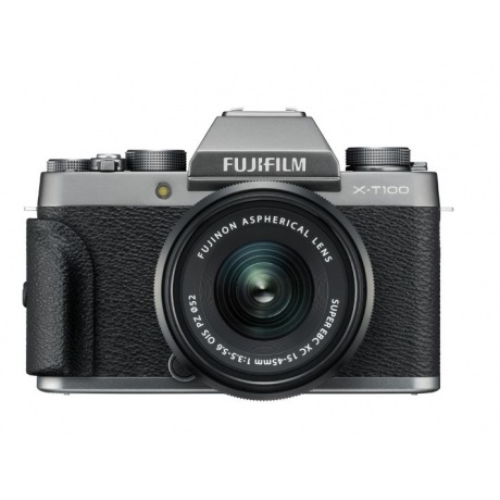 Цифровой фотоаппарат FujiFilm X-T100 kit XC15-45mm OIS PZ Dark Silver - фото 10