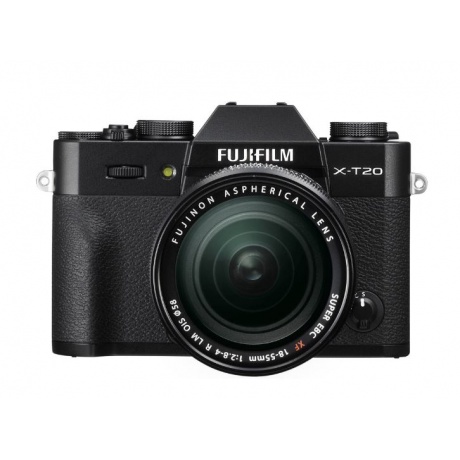 Цифровой фотоаппарат FujiFilm X-T20 Kit XF18-55mm F2.8-4 R LM OIS Black - фото 3